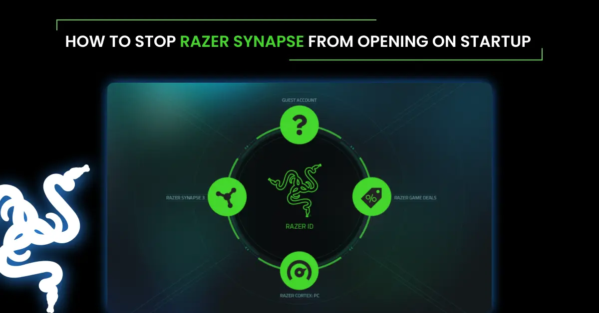 How to Stop Razer Synapse From Opening on Startup
